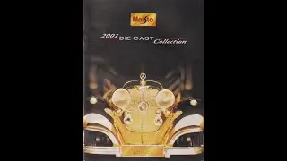 Maisto 2001 Catalogue Katalog