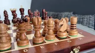 Perla Wooden Chess Set &ndash; made of Cherry Wood for Game Nights |Chess shop e4e5| #chess #chessgame