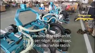 Pneumatic seed planter , high precision air suction seeding machine, use for carrtos ,white radish