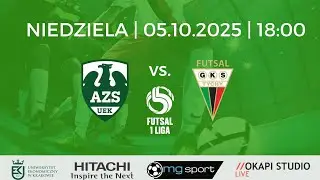 1 Liga PLF AZS UEK Kraków -  GKS Futsal Tychy