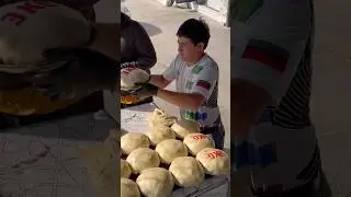 Uzbek food Big 3KG Somsa 😳 #food #somsa #uzbekfood #uzbekdish