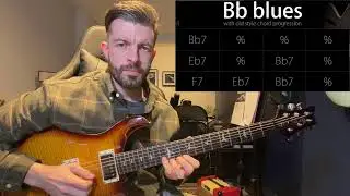 LIVE LESSON: How To Start With Playing Over A 12 Bar Blues Progression. 
