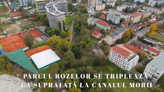 PARCUL ROZELOR SE TRIPLEAZĂ CA SUPRAFAȚĂ LA CANALUL MORII