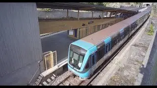 Sweden, Stockholm, subway summer ride from Telefonplan to Midsommarkransen