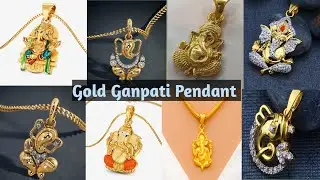 Letest Gold Light Weight Ganesha Pendant Design | Gold Ganesha Pendant collection | #viral #ganesh