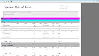 Bestclient AR Report
