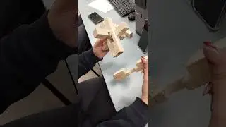 ND Barr 6 piece wood puzzle solution North delta