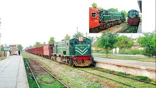 Mianwali Railway Station|| Single Line Railway Crossing|| Two Trains Come Face to Face|| HBU_20