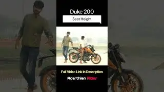 Duke 200 bs6 seat height | Minimum height required for Duke 200 #ktm