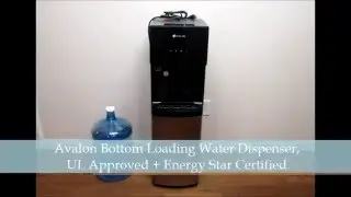 Avalon Bottom Loading Water Dispenser, With 3 Temperature spouts & Child Safety Lock  UL Approved +