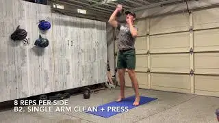 Workout Day 13 | Strength Flow, Unilateral Control & Conditioning Finish