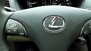 Lexus ES350 &mdash; как настроить память сиденья/руля/зеркал