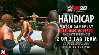 WWE 2K20 2 On 3 Handicap Tag Team Match - Rey Mysterio Eddie Guerrero Edge Shawn Michaels Mark Henry