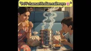 PoV: Desi tracks. Thoda rush, thoda nostalgia, aur poori kahaani ek hi safar mein. 🌸🚆