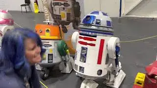 Star Wars Celebration Europe 2023 London England Exhibit Droid builders walkthrough April 8th 2023