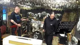 Sorcery - Rehearsing Warbringer on new years eve 2012
