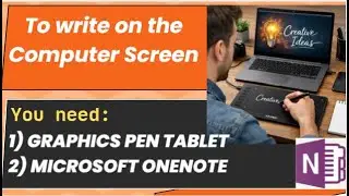 Installing OneNote Software and Choice of Graphics Pen Tablet (Digital School - CCSCAT)