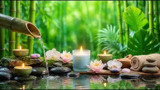 Dreamy zen garden: deep relaxation & calm vibes 🕯️ Water sounds & soft piano