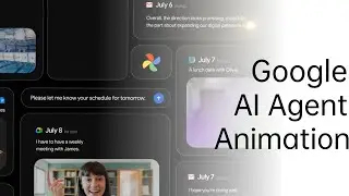 Explainer Video for Google AI Agent | Simple & Clean Google animation✨ 