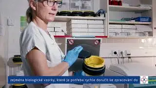 Potrubní pošta v liberecké nemocnici