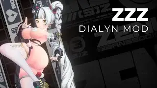 DIALYN Thicc/Nude Mod Showcase HD | Zenless Zone Zero Mods (ZZZ) PC Mod Gameplay | ZZZ Nude Mods