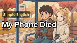 Daily English Conversation – Phone Battery Is Dead | Asking for Help in English