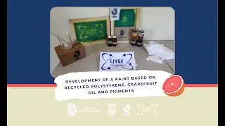 Development of a paint based on recycled polystyrene, grapefruit oil and pigments