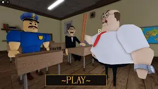 BORRY and MR FUNNY FELL ASLEEP IN THE EVIL TEACHER'S CLASS?New Cute Obby!