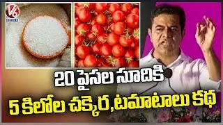 KTR Says Sugar And Tomato Story At Yellareddy Public Meeting | V6 News