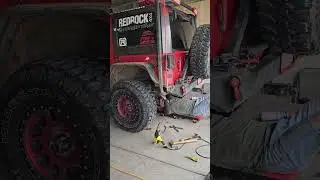 Install RedRock Dual Back exhaust Jeep Wrangler JK