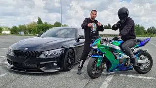 BMW 435i 400hp + motor stunt *ciężkie upalanie maszyn *test Przemasa