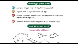 மலையும் எதிரொலியும் -  மதிப்பீடு - UNIT  6  - TERM 3 - தமிழ் (TAMIL) - 4TH STANDARD