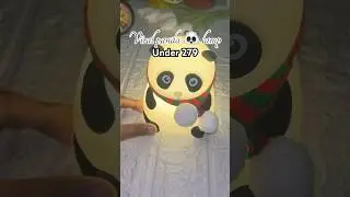 Unboxing viral cute panda 🐼night lamp #shorts #unboxing #meesho #under 299 #panda #lamp #unboxing