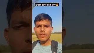 Airforce Exam date and city 💥🇮🇳🔥#shorts #ytshort #airforceexam