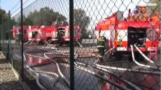 10.10.2012 Taktické cvičení - požár skladovací nádrže PHM, Sedlnice | HZS MSK