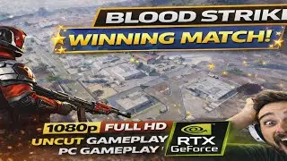 Blood Strike Uncut Ranked Match Gameplay In Deserted Vally 🔥 1080p Full HD | Intense FPS Action