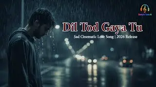 Dil Tod Gaya Tu | Sad Hindi CinematicSong | Soft Male Vocal | Broken HeartTrack 2026