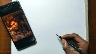 Pushpa Movie Poster Drawing ||Pancil Sketch|| Allu Arjun 🔥