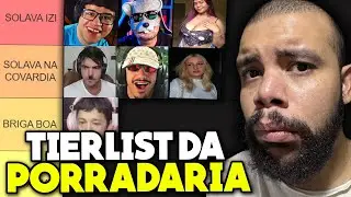 LUANGAMEPLAY FAZ A TIERLIST DE PORRADARIA DOS YOUTUBERS