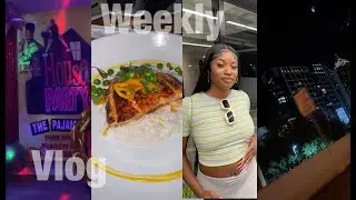 CELEBRITY PAJAMA PARTY + CLUBBING + DINNER + MOVIE DATE : WEEKLY VLOG!