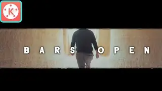 How To Make Black Bars Open Cinematic Effect In Kinemaster || Kinemaster Tutorial