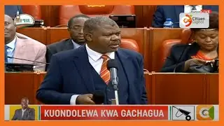 MP TJ Kajwang: There must be a distinction between the president and his deputy and must correct it