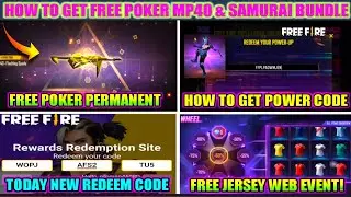FREE POKER MP40 REDEEM CODE - PRO LEAGUE DAY 1 FREE BUNDLE || TAMIL