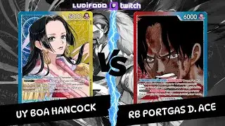OP14-EB04 Ranked Sim: UY Boa Hancock VS RB Portgas D. Ace - One Piece TCG Card Game