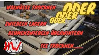 Trocknungssiebe / Zwiebelsiebe selber bauen
