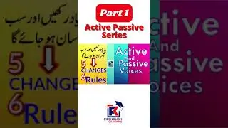 Active Passive Voice | #Shorts #fkenglishcoaching