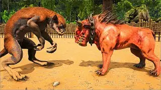 The Ferocious Bull Dog Vs the Bloodsucker Kangaroo Bat! Ark Survival Evolved
