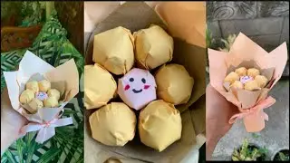 Mini lollipop flower bouquet tutorial | DIY flower bouquet for kids Step by step |