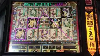 HUGE Cleopatra 2 Bonus Round $30 MAX BET 4X RETRIGGER