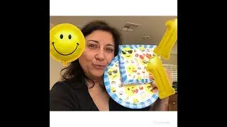 Emoji theme party decoration Haul